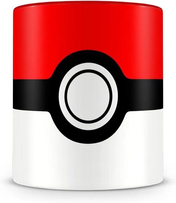 Caneca Personalizada Pokémon Pokebola (Vermelha)