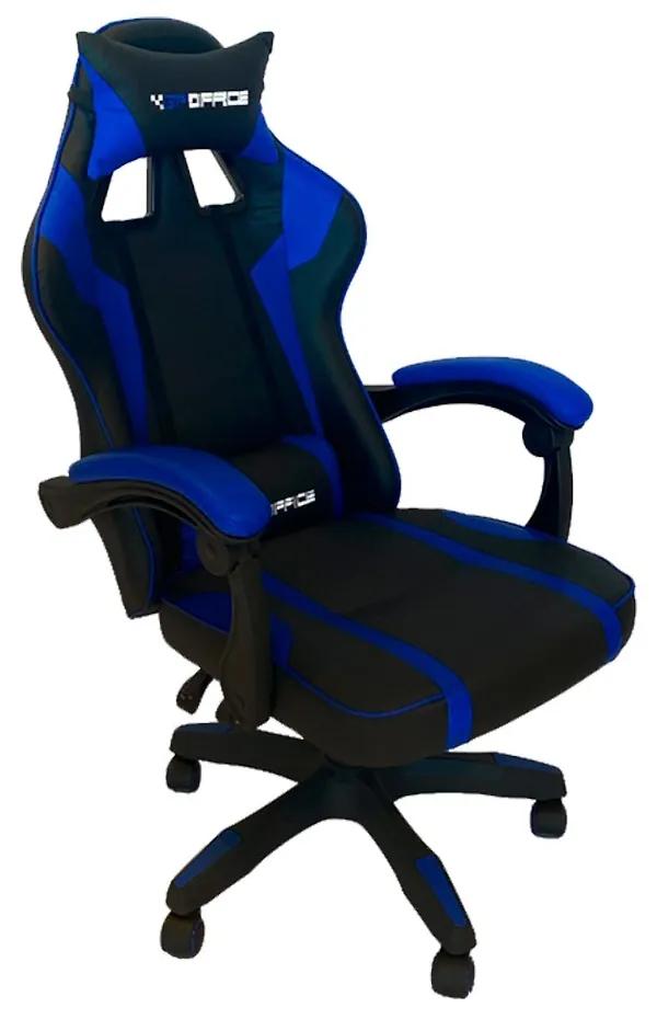 Cadeira Gamer Executiva Escritório PlayerXTreme PU Sintético Azul G24 - Gran Belo