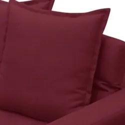 Sofá Retrátil Reclinável 3 Lugares 195cm Roma F05 Veludo Bordô - Mpoze