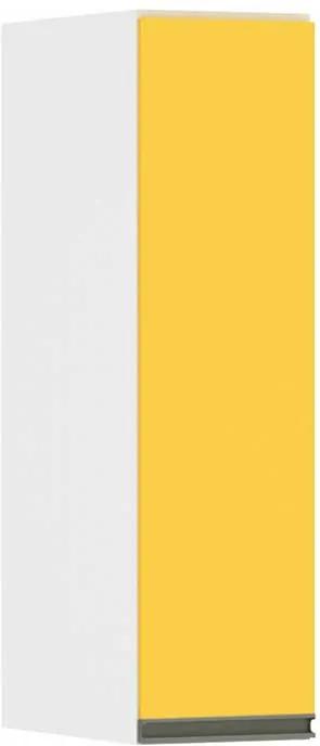 Armário 01 Porta Pérola 20cm Branco e Amarelo