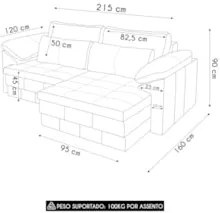 Sofá Retrátil 2 Lugares Para Sala 215cm Dijon Couro Bordô S07 - Mpozen