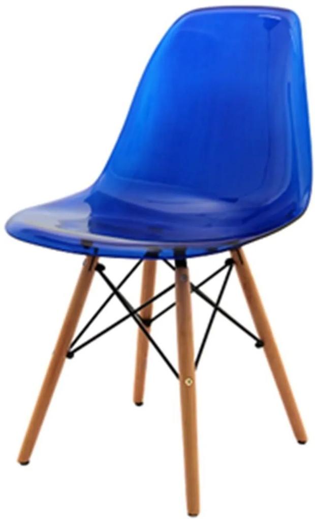 Cadeira Oia Decor Policarbonato Azul