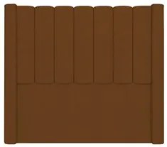 Cabeceira Casal Cama Box 140cm Claire I02 Veludo Terracota - Mpozenato