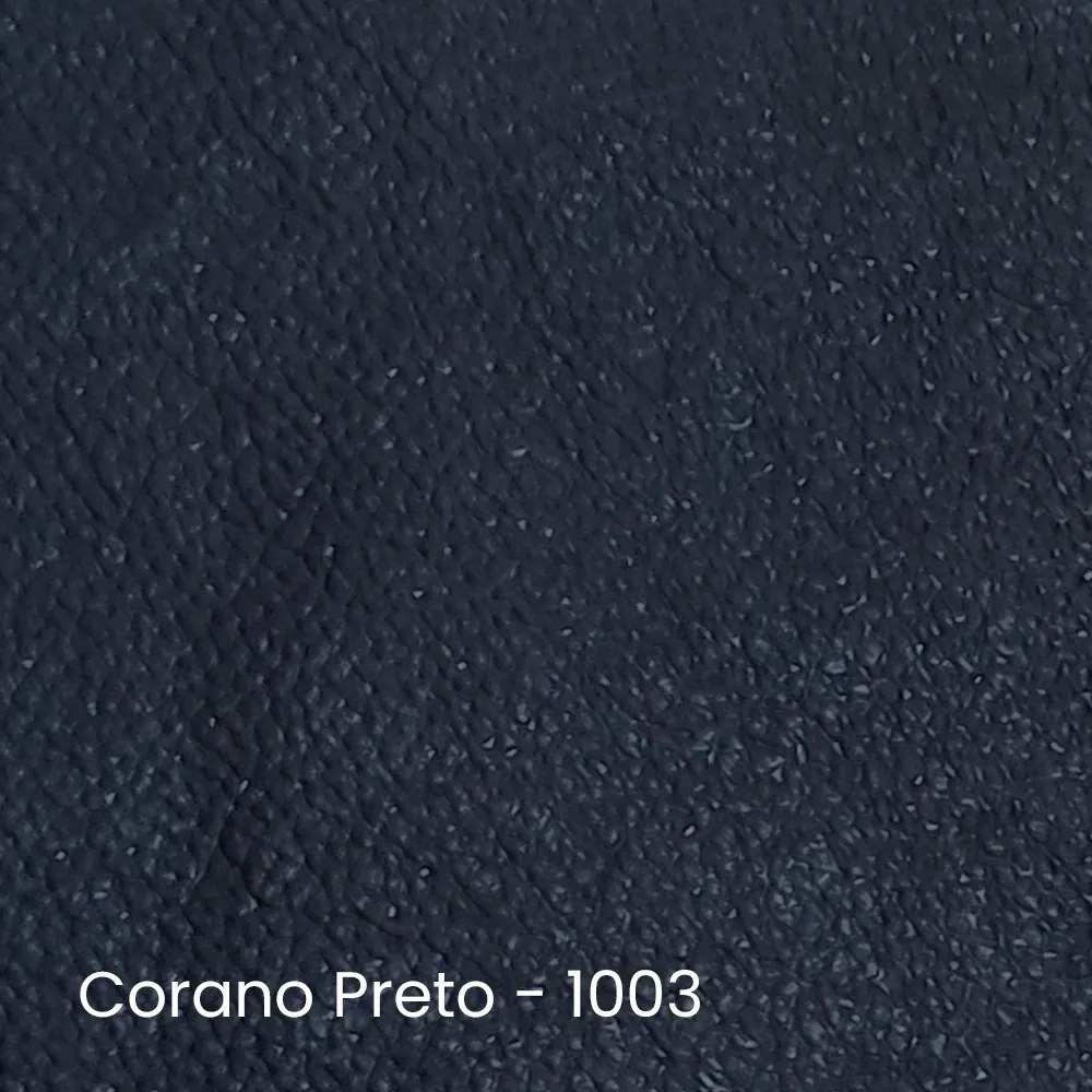 Cabeceira Vicenza Para Cama Box Solteiro 90 cm Corino - D'Rossi - Preto