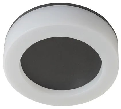 Plafon Led Sobrepor 11W 3000K Aura Redonda - PRETO