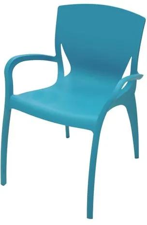 Cadeira Clarice Com Braco Cor Azul - 20741 Sun House