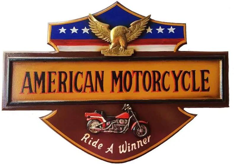 Quadro Madeira American Motorcycle