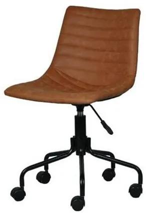 Cadeira Escritorio Karb Base Aço cor Caramelo 83cm - 66371 Sun House