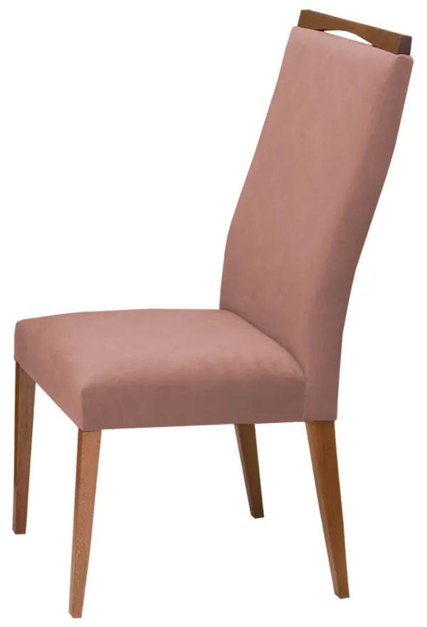 Cadeira Decorativa Lívia Veludo Crepe - Rimac