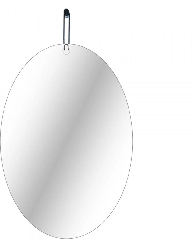 Espelho Decorativo Aramado Wire Stick Preto 60 X 40 Oval