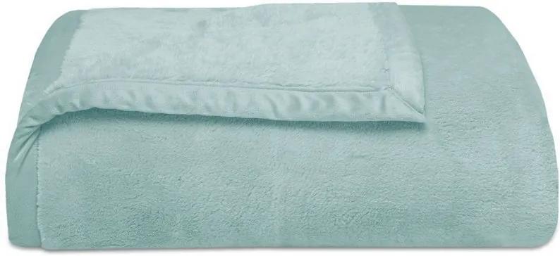 Cobertor Soft Premium Liso Casal 480g/m² - Acqua - Naturalle