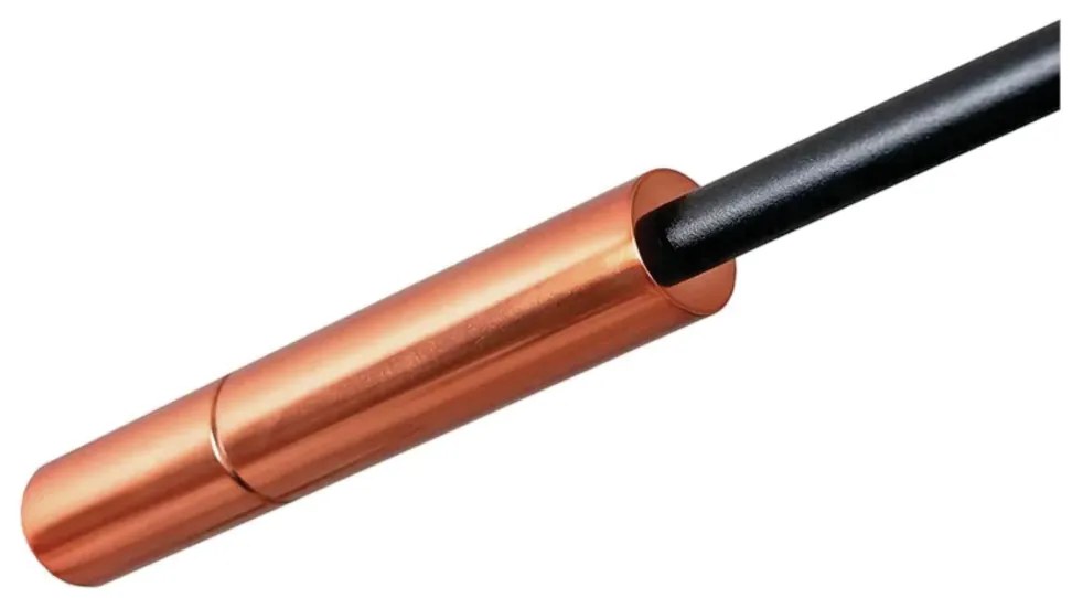 Coluna Viga 11,5X27X130Cm 01Xg9 Globo Ø12Cm - Usina 50045/1 (OL-F / DR-P - Verde Oliva Fosco / Dourado Brilho Polido, Cristal (Transparente))