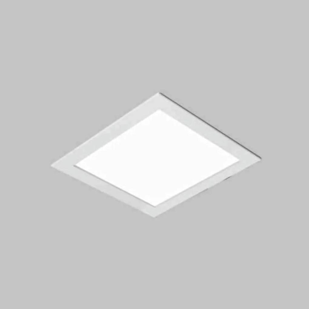 Luminária De Embutir Ruler Quadrado 20X20X10Cm 2Xe27 | Usina 3700/20 (BT - Branco Texturizado)
