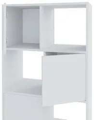 Conjunto Escritório Home Office 4 Peças Golden A06 Olmo/Branco - Mpoze