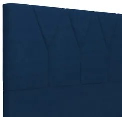 Cabeceira Cama Box Casal 140cm Aura Suede W01 Azul - Mpozenato