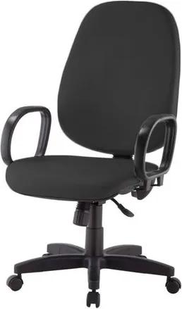 Cadeira Corporate Presidente cor Preto com Base Nylon - 43968 Sun House