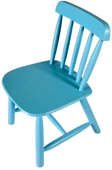 Cadeira Infantil em Madeira - Azul Bebê