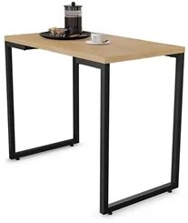 Conjunto Mesa de Cozinha Prattica Industrial 90cm e 2 Cadeiras Eames F