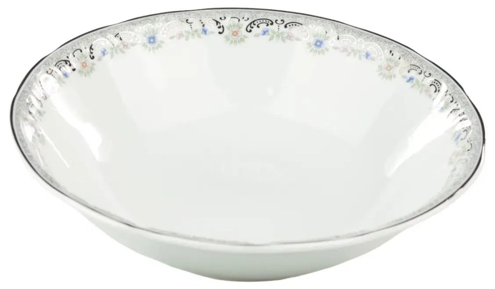 Saladeira 24Cm Porcelana Schmidt - Dec. Saint Germain 2210