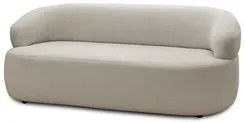 Sofá 2 Lugares Living Orgânico Sala de Estar 140cm Conka F05 Bouclê Be