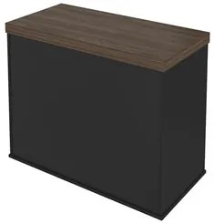 Conjunto Escritório Home Office 5 Peças Corp A06 Charuto/Preto - Mpoze