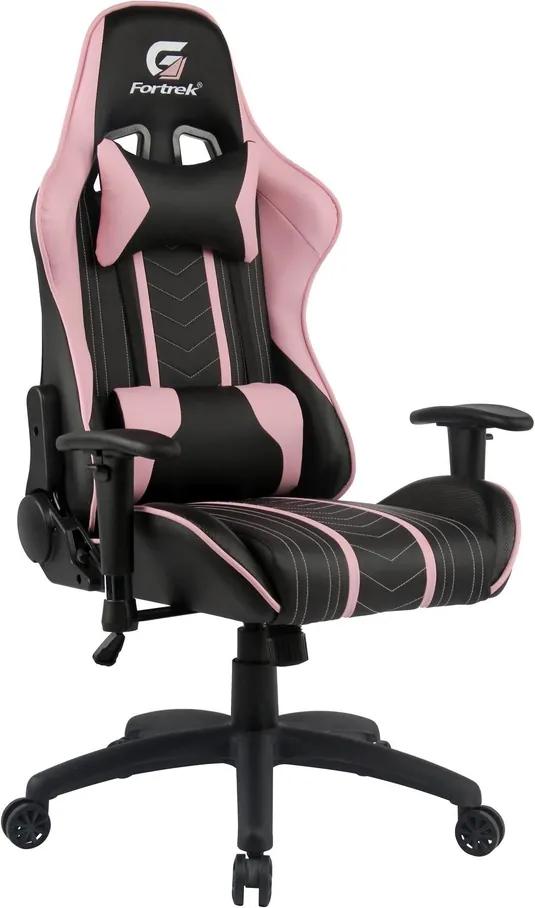 Cadeira Gamer Black Hawk Preta/rosa Fortrek