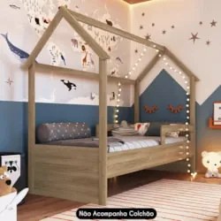 Cama Infantil Montessoriana Casinha Infix C06 Aveiro - Mpozenato