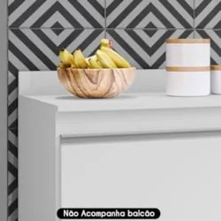 Tampo Para Balcão de Cozinha 100cm MDP M24 Branco - Mpozenato