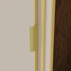 Guarda Roupa Casal 200cm 3 Portas Duke Flex Imbuia/Fendi V02 - Mpozena