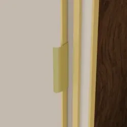 Guarda Roupa Casal 200cm 3 Portas Duke Flex Imbuia/Fendi V02 - Mpozena