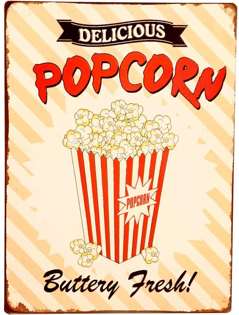 Placa Decorativa Popcorn