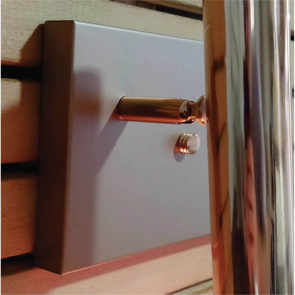 Arandela Horizontal 12X25Cm Tubo Articulado 01Xmr11 Com Interruptor -... (ROSE FOSCO)