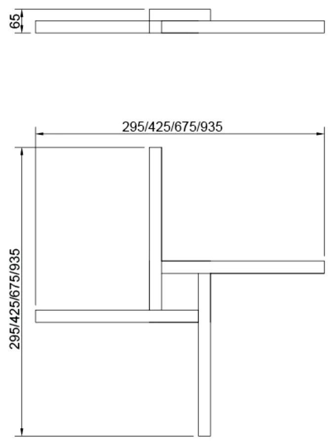 Plafon Dora 93,5X93,5Cm Led 48,8W Bivolt | Usina 19265/93 (AV-M - Avelã Metálico, 4000k)