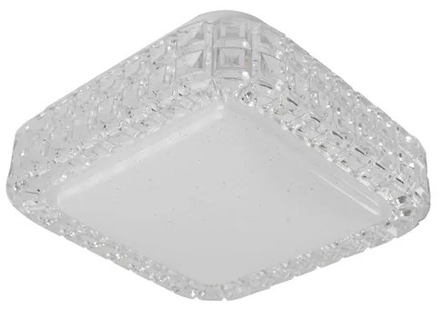 Plafon Led Sobrepor Branco Transparente 12W Yamamura - LED BRANCO FRIO (5000K)