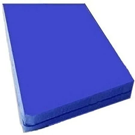 Capa Para Colchão Casal Hospitalar Impermeável Azul Com Ziper - 1.38X1...