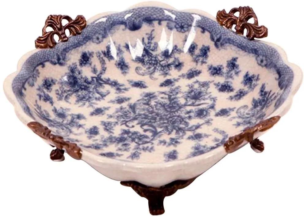 Prato Decorativo de Porcelana Bagan I