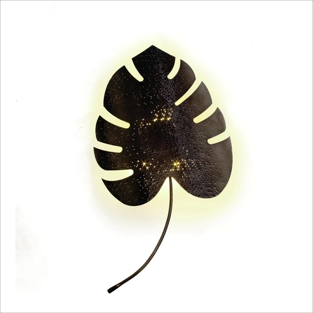 Arandela Flowers 88X48X10Cm Metal Alumínio 04Xg9 - Old Artisan Ar-5858 (LISO, BRANCO)
