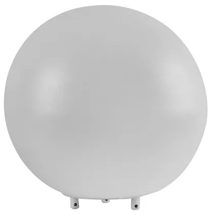 Luminaria De Piso Aluminio Branco 23cm Ip65 Soleil