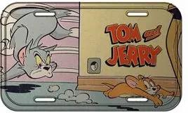 Placa de Metal Tom e Jerry Hanna Barbera