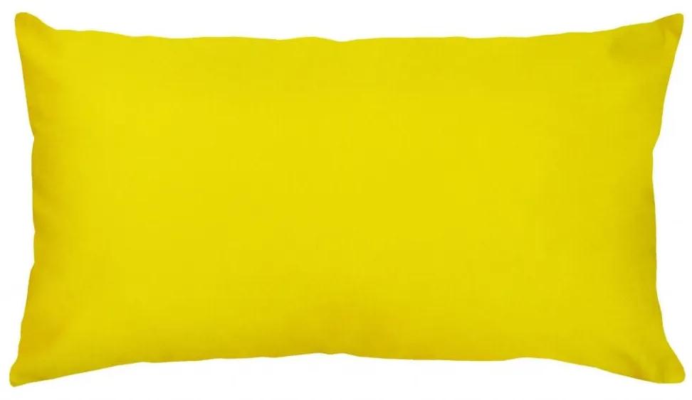 Capa de Almofada Amarelo Suprema 60x30