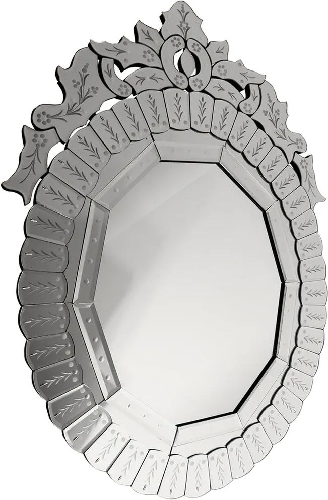 Espelho Decorativo Veneziano Oval Rovigo