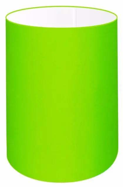 Cúpula em Tecido Cilindrica Abajur Luminária Cp-4012 18x25cm Verde Limão