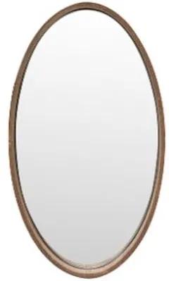 Espelho Logue Oval Pequeno Pinhao 35cm - 53128 - Sun House