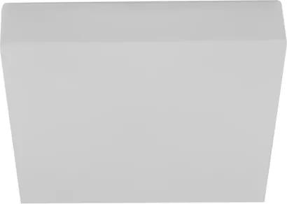 Plafon Sobrepor Quadrado Acrílico Branco 45X45