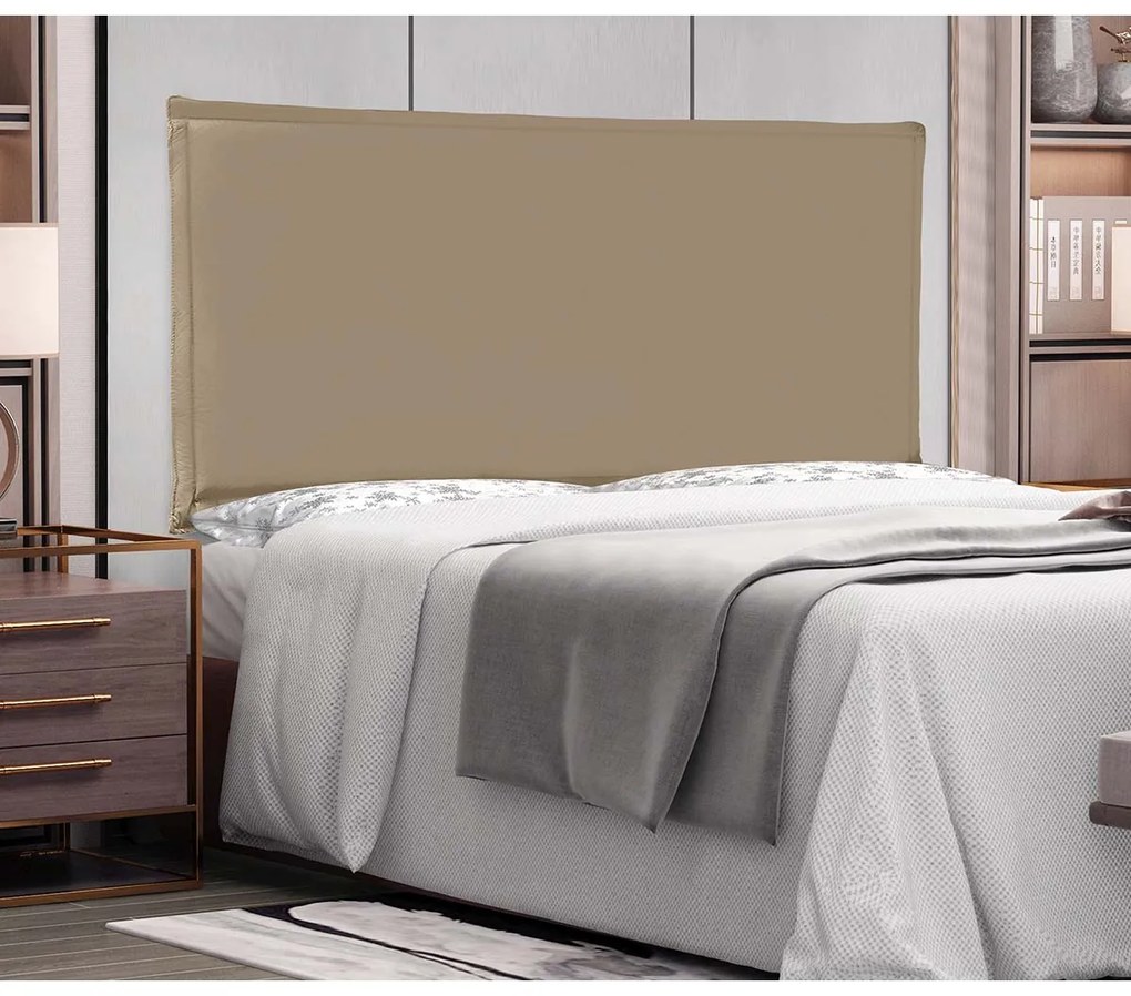 Painel Estofado Cama King Nápoles SPZ 195cm Suede