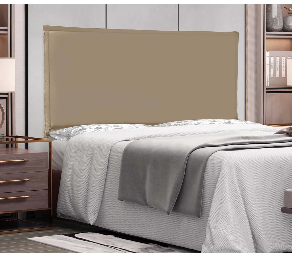 Painel Estofado Cama King Nápoles SPZ 195cm Suede