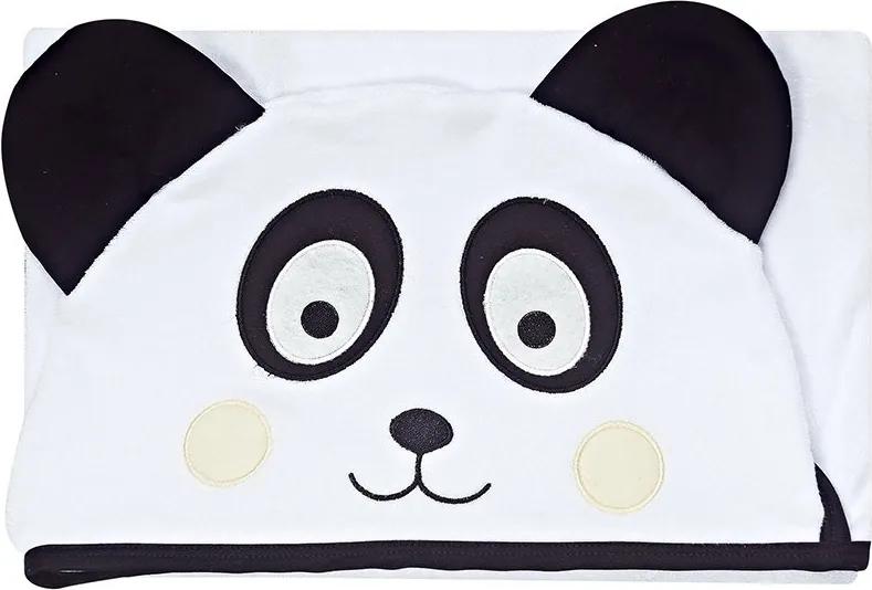 Toalha de Banho Panda com Capuz