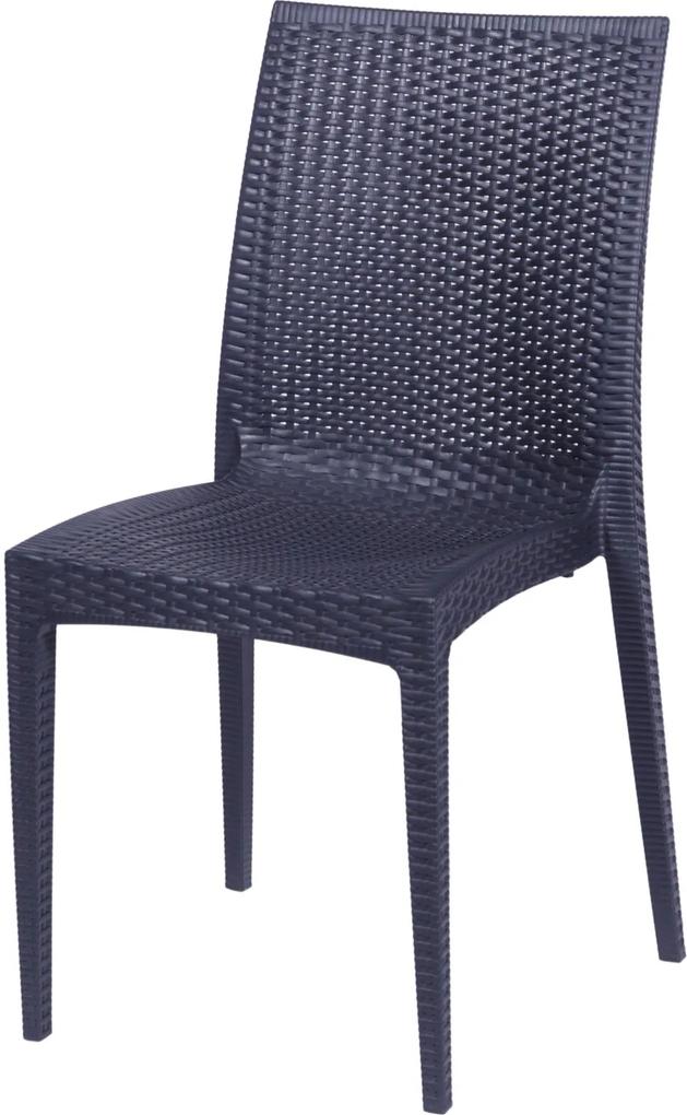 Cadeira Rattan Preto OR Design