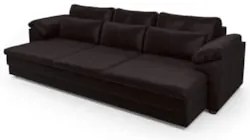 Sofá Retrátil 3 Lugares Para Sala 297cm Dijon Couro Bordô S07 - Mpozen