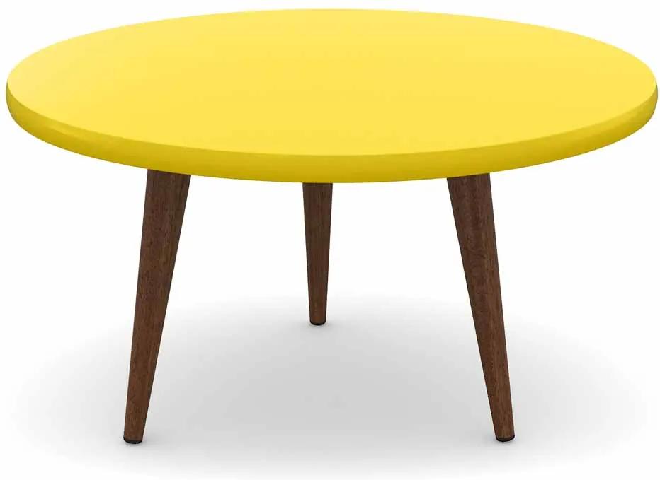 Mesa de Centro Legs Amarelo - Patrimar Móveis
